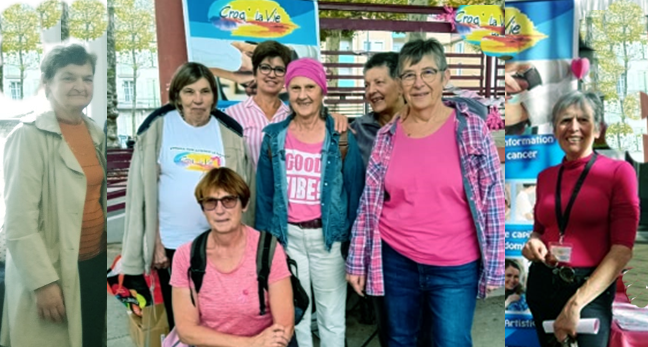 le bureau en action octobre rose